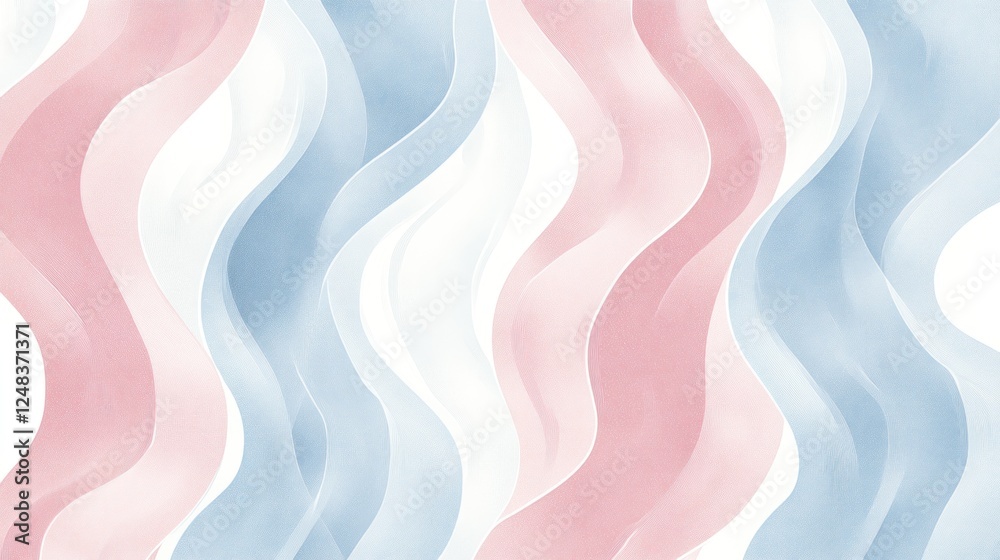 Poster abstract pastel wave pattern design background