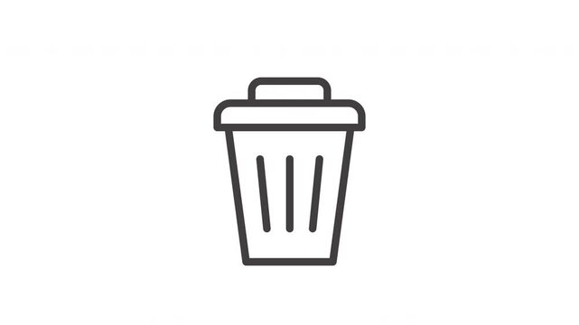 Trash Animated Icon