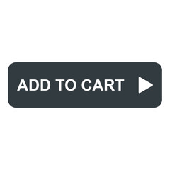 Add to Cart Button - Isolated on White Background