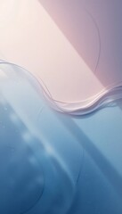 Abstract Minimalist Background with Light and Shadow Play in Pastel Tones