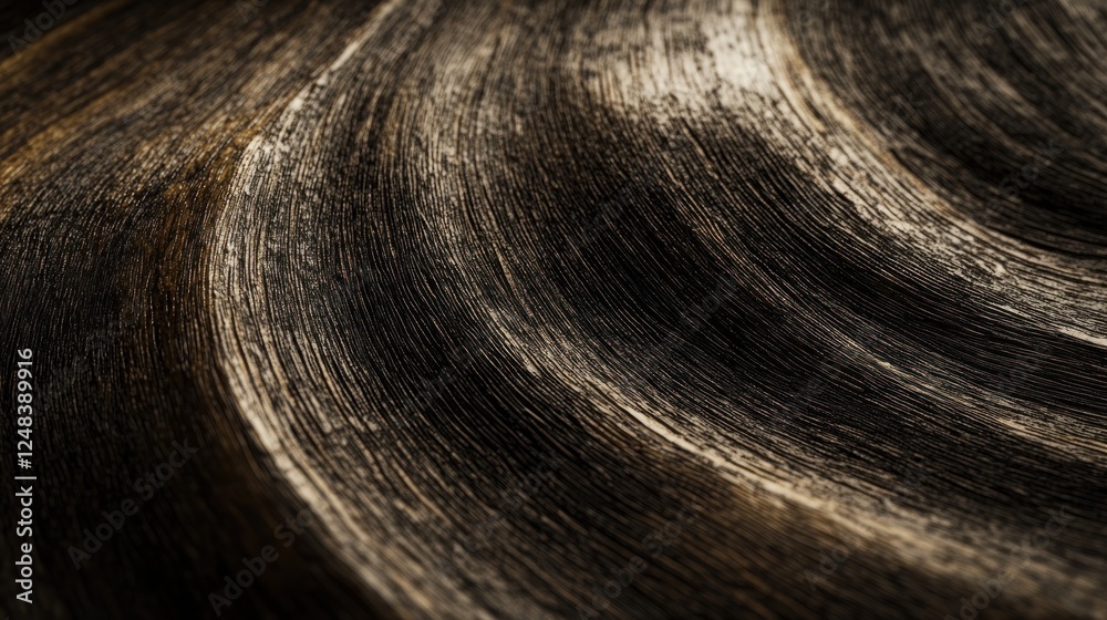 Poster abstract dark brown swirling texture pattern