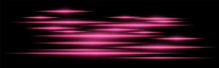 Glowing purple light streaks on a black background. Horizontal neon beams create a high-speed motion effect, symbolizing futuristic technology and digital energy