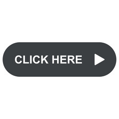 Click Here Mouse Cursor Icon Symbol Button  Isolated on White Background