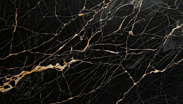 marble black gold pattern