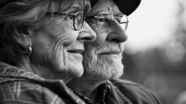 a couple in love buys groceries at the bazaar