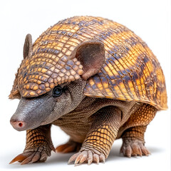 Fototapeta premium Close-up of an Adorable Armadillo: Wildlife Photography, Nature, and Animals
