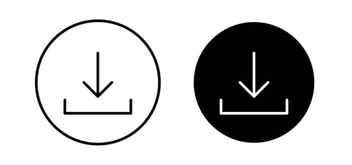 Download icons pack vectors in black flat and strokes