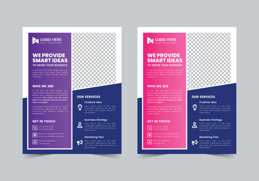 Creative Business Flyer Template | CMYK | US Letter | Print Ready | 0.125 Bleed