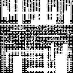 The scratched texture consists of cut pieces, lattice and lines.