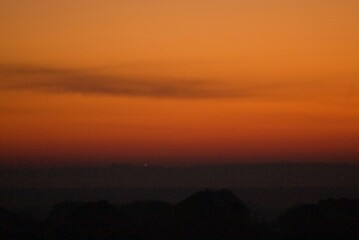 Fototapeta premium sunset in the mountains