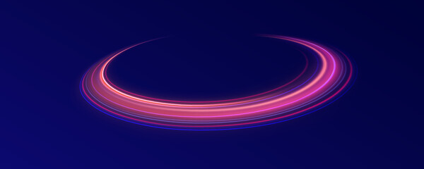 Iight background, speed, wavy, swirl,curve,speedy,vector. Abstract background rotational border lines. Neon stripes in the form of drill, turns and swirl
