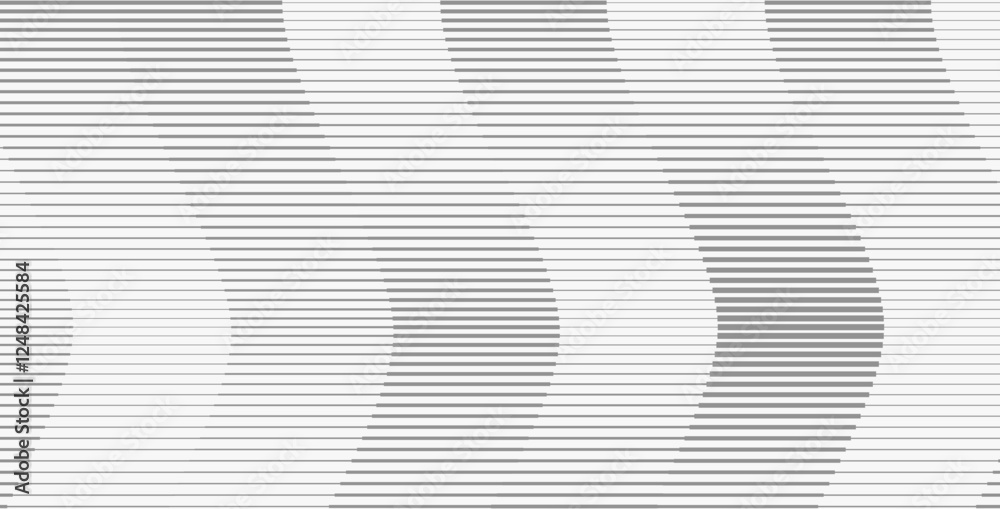 Poster abstract wavy line pattern in gray tones. flowing wave-like shapes. modern abstract pattern featurin