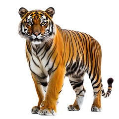 Obraz premium Magnificent Bengal Tiger: A Majestic Portrait of an Endangered Species
