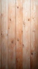 Fototapeta premium Smooth light wood paneling displaying natural grain patterns in a minimalist interior design setting