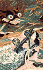 japanese girl painted