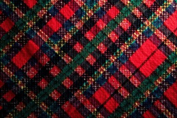 Red, green, and blue crisscrossing diagonal lines Classic Scottish textile pattern , kilt, design element, material