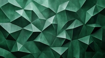 Fototapeta premium abstract green graphic polygon texture with copy space for your design, advertise and banner concept