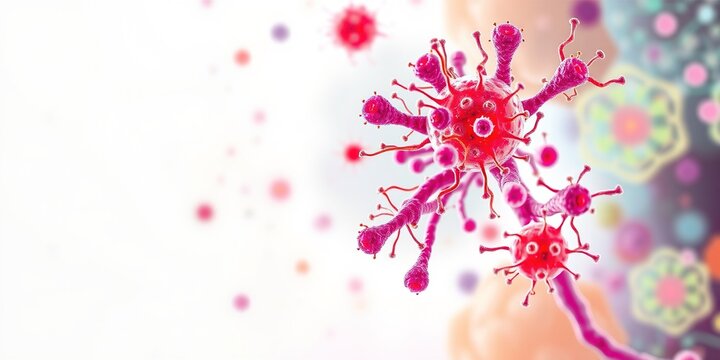 Abstract Biology: Bacteria Dance on Organic Horizon