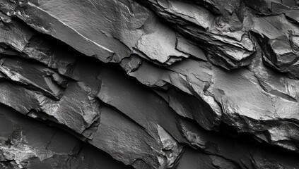 Dark stone cliff texture, background, nature, monochrome, design