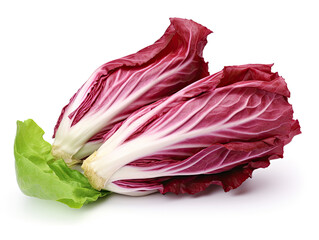 Obraz premium Vibrant Red Radicchio: Fresh and Crisp Leafy Vegetable