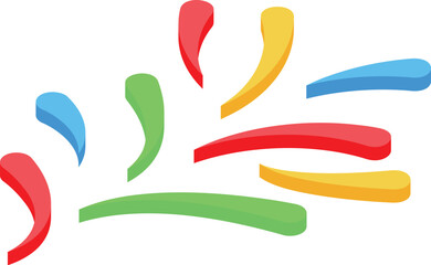 Colorful firework exploding in the sky, bringing joy and excitement to a festive event