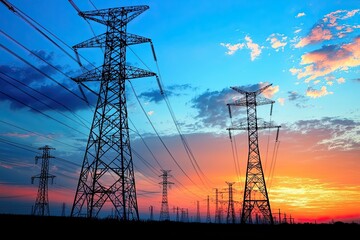 Industrial zone, Steel pipelines and cables in oil and gas industry. Energy industry