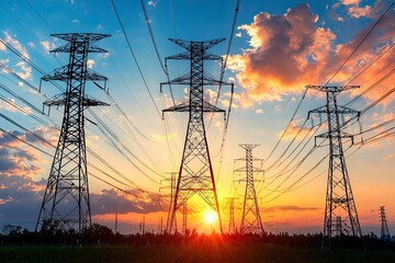 Industrial zone, Steel pipelines and cables in oil and gas industry. Energy industry