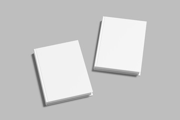 Cover Book blank mockup 3d with shadow