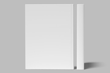 Cover Book blank mockup 3d with shadow