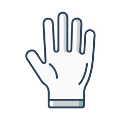 Obraz premium Medical Glove Icon