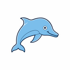 Fototapeta premium dolphin vector illustration