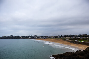 beach in the morning