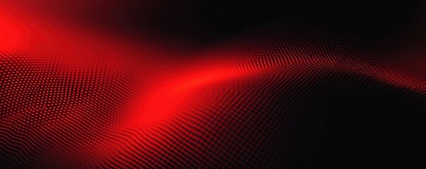 Noisy grainy background- red on a black abstract glowing backdrop- header cover design noise texture banner with copy space