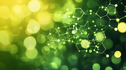 abstract green graphic polygon texture with copy space for your design, advertise and banner concept