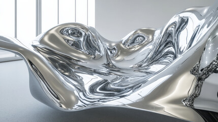 Fluid with abstract appearance