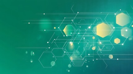 abstract green graphic polygon texture with copy space for your design, advertise and banner concept