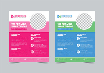 Creative Business Flyer Template | CMYK | US Letter | Print Ready | 0.125 Bleed