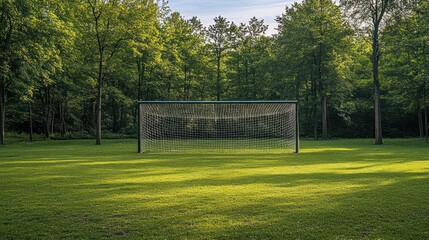Fototapeta premium Forest Goal Water Beads Sunlight