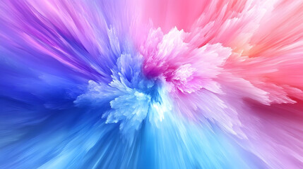 Obraz premium Colorful swirling abstract patterns with vibrant shades of pink, purple, and blue.