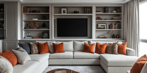 Inviting modern living room a cozy and stylish interior design