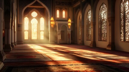 Interior of an Ahmadiyya Mosque