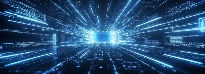 Obraz premium abstract background technology and communication