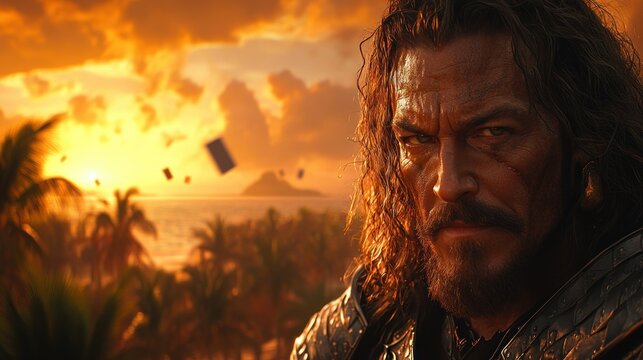 Pirates of the Caribbean: Salazar's Revenge -  A Dramatic Sunset Portrait