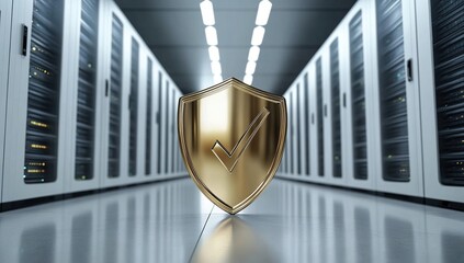Data Center Security: Gold Shield Verifies Robust System Protection, Ensuring Reliable Network Infrastructure.