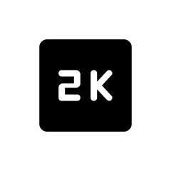 2K Resolution Icon
