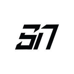 SN monogram logo design letter text name symbol monochrome logotype alphabet character simple logo