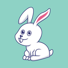 cute rabbit cartoon