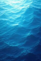 Obraz premium Subtle blue gradient, seamless ocean texture Deep to light hues , shades, sapphire