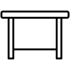 Table Outline Icon