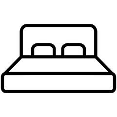 Bed Outline Icon